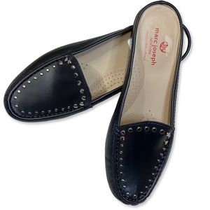 NWOB $155 Marc Joseph Albourne Slides Size 8